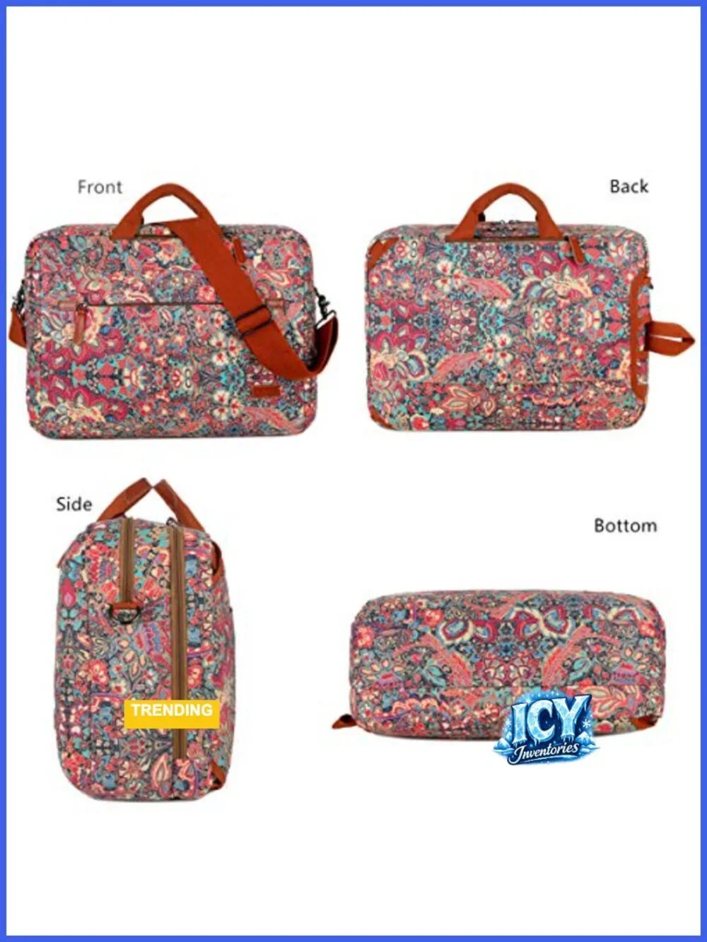 Large Convertible Backpack for Women 17 Inch Laptop Bag Travel Briefcase